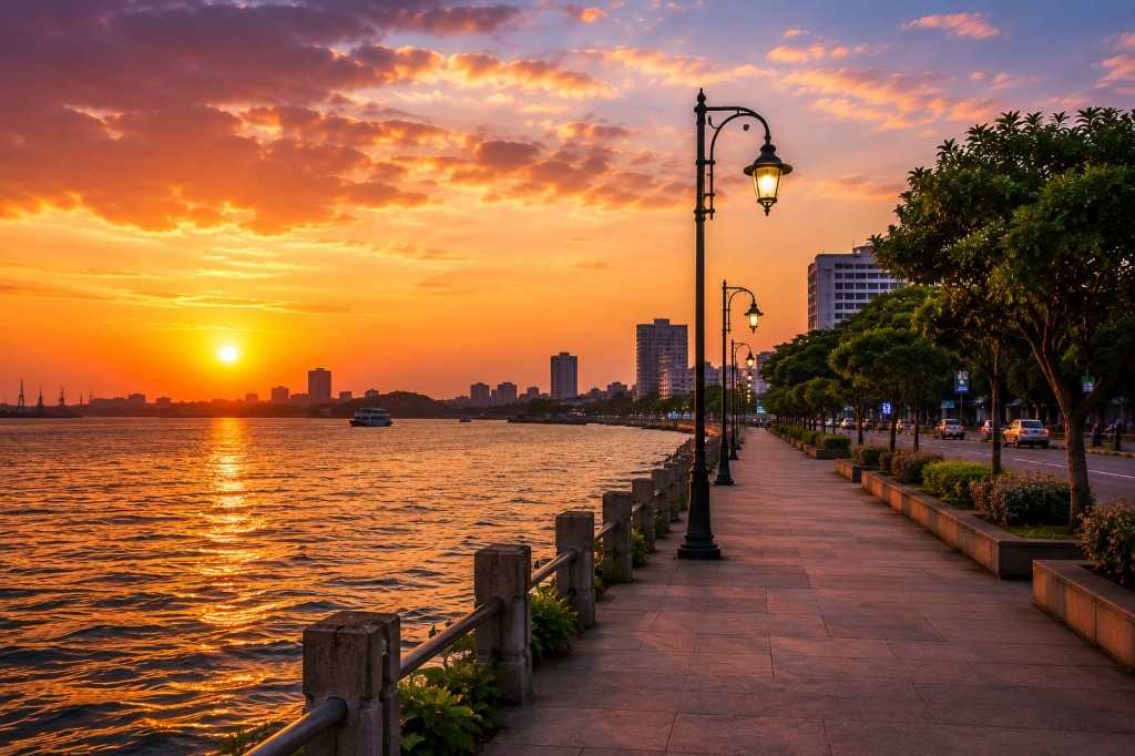 Sunset at Marine Drive
